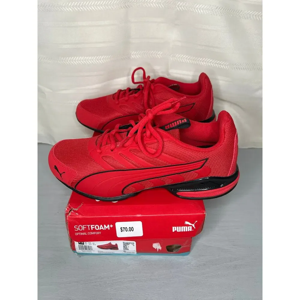 Puma Electro Mens 9.5 For All Time Red Softfoam Running Shoes